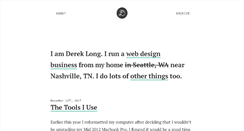 Desktop Screenshot of iamdereklong.com